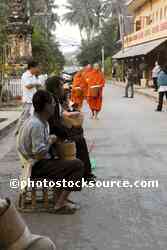Alms Giving Ceremony