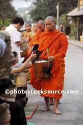 Alms Giving Ceremony