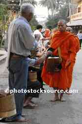 Alms Giving Ceremony