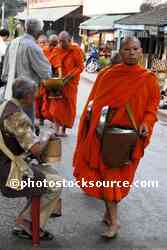 Alms Giving Ceremony