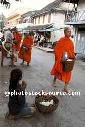 Alms Giving Ceremony