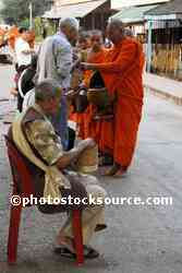 Alms Giving Ceremony