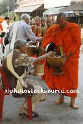 Alms Giving Ceremony