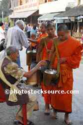 Alms Giving Ceremony