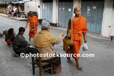 Alms Giving Ceremony