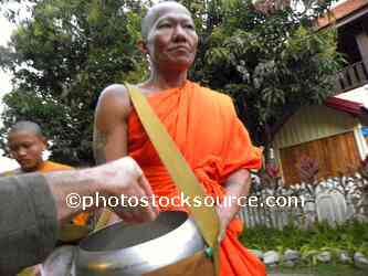 Alms Giving Ceremony