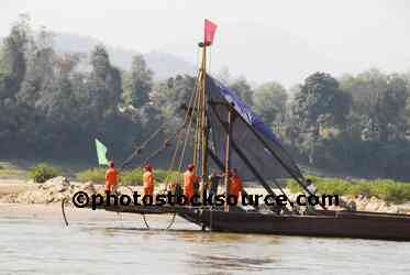 Mekong River Boat Workers