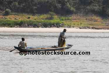 Men Net Fishing