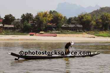 Man Net fishing