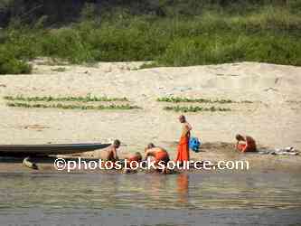 Mekong River Monks