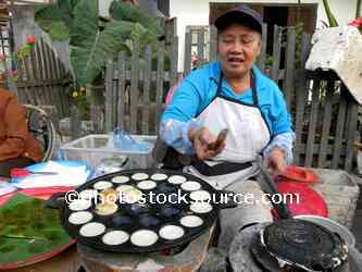 Woman Cooking Turnovers