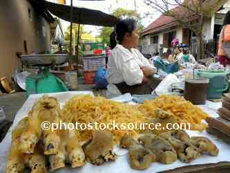 Woman Selling Pigs Feet