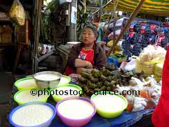 Woman Selling Tapioca
