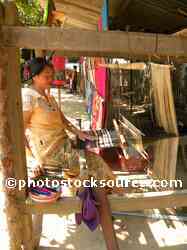 Woman Weaving