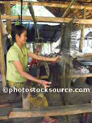 Woman Weaving