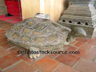 Haw Pha Kaew Turtle Statue
