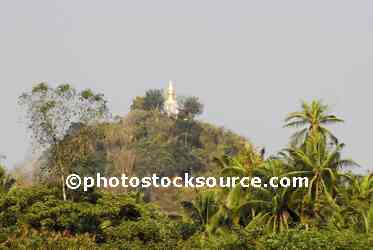 Chomsi Temple on Phu Si Hill