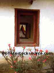Chomsi Temple Window