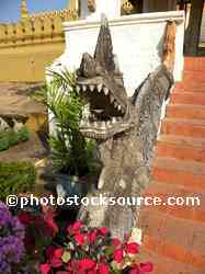 Naga Serpent on Steps