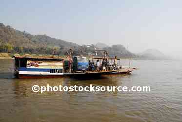 Mekong River Ferry Boat