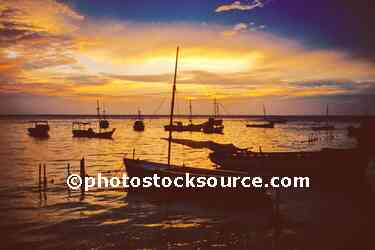 Boats at Sunset