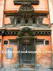 Carved Wooden Door