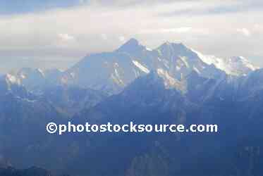 Mt. Everest in the Himalayas