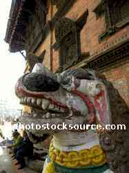 Kumari Palace Lion Statue