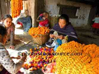 Ceremonial Flower Garlands
