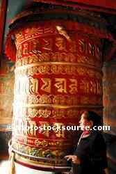 Boudhanath Stupa Prayer Wheel