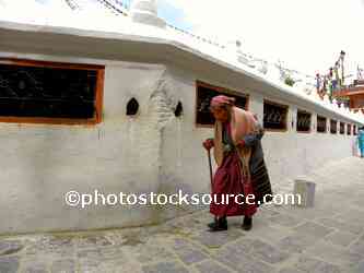 Boudhanath Stupa Pilgrim