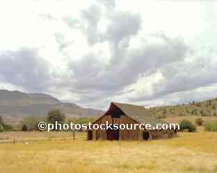 Barn and Clouds