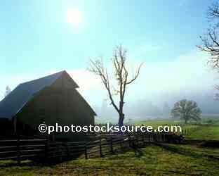 Barn at Sunrise