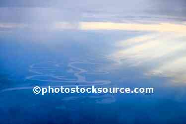 Flying over Sepik River
