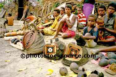 Villagers Yam Masks