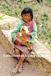 Shepard Girl and Goat