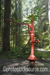 Old Red Water Pump