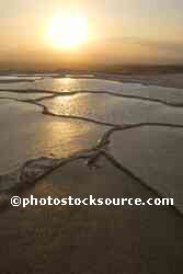 Travertine Terraces Sunset