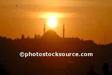 Fatih Mosque Sunset