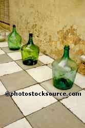 Bottles on Tile