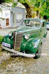 Old Green Car