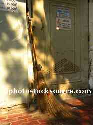 Broom in Doorway
