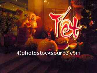 Tet New Year Lights