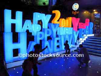 Tet New Year Sign