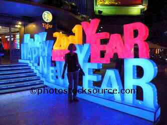 Tet New Year Sign