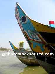 Boats With Painted Prows