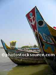 Boats With Painted Prows