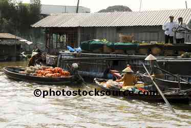 Floating Market Boats