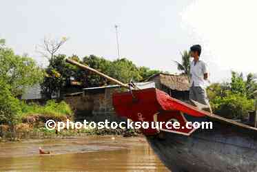 Man on Sampan