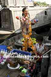 Woman Selling Drinks